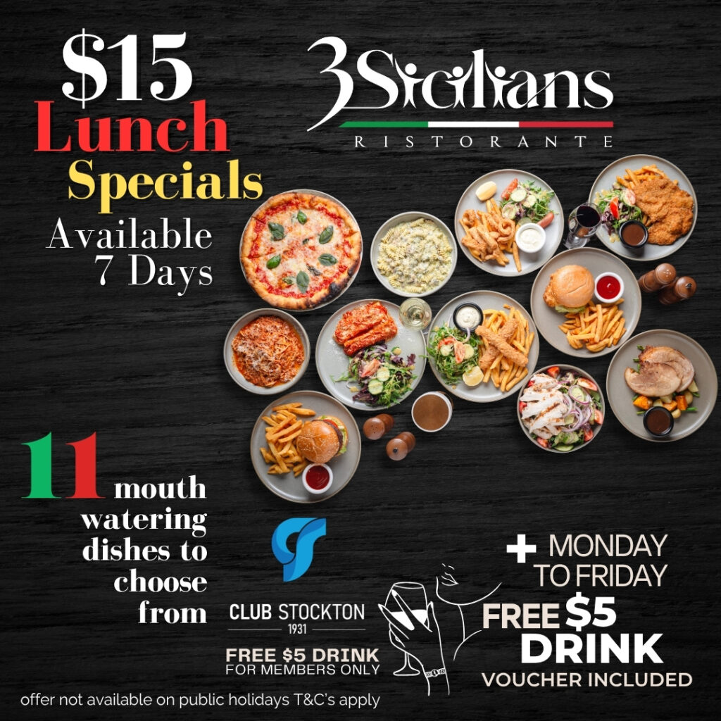 15 dollar Lunch Specials every day 11 italian colours plus $5 Drink Voucher for Members v17 1920x1920