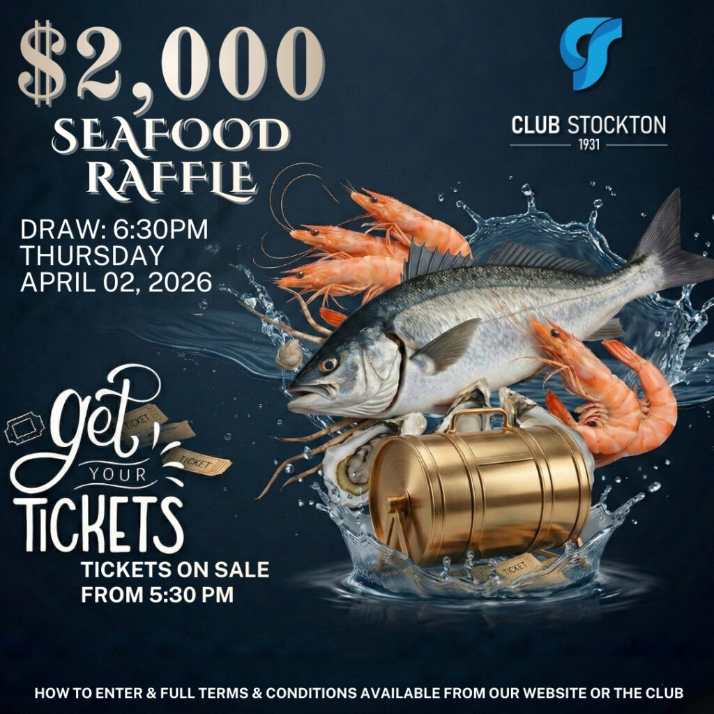 $2,000 SEAFOOD RAFFLE