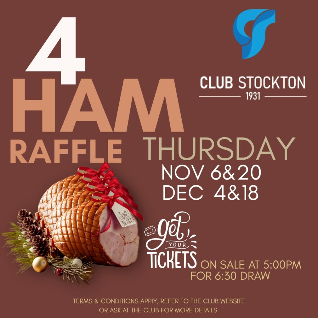 4 Ham Raffle Club Stockton