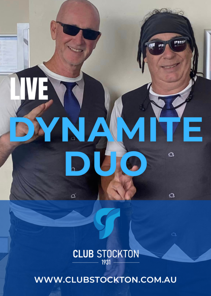 Acoustic percussion rock live with the Dynamite Duo