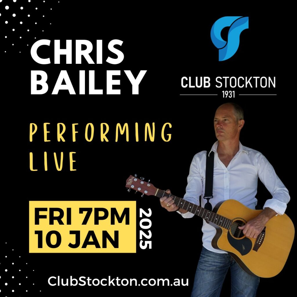 Chris Bailey LIVE AT CLUB STOCKTON