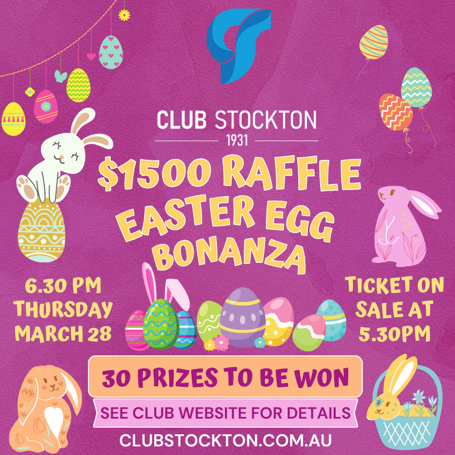Club Stockton $1500 Easter Egg Raffle Bonanza