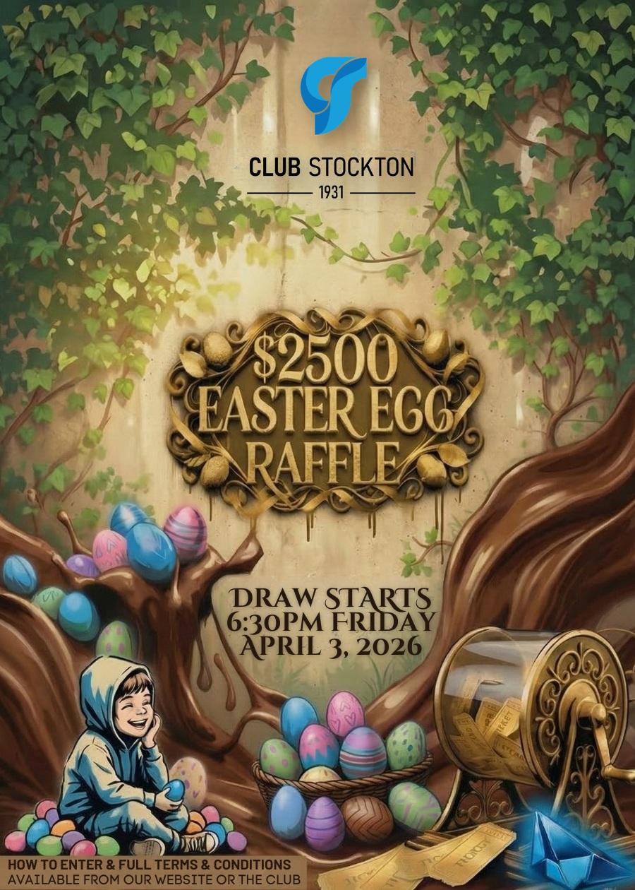 Edg Raffle $2500 Easter Egg Raffle - Club Stockton