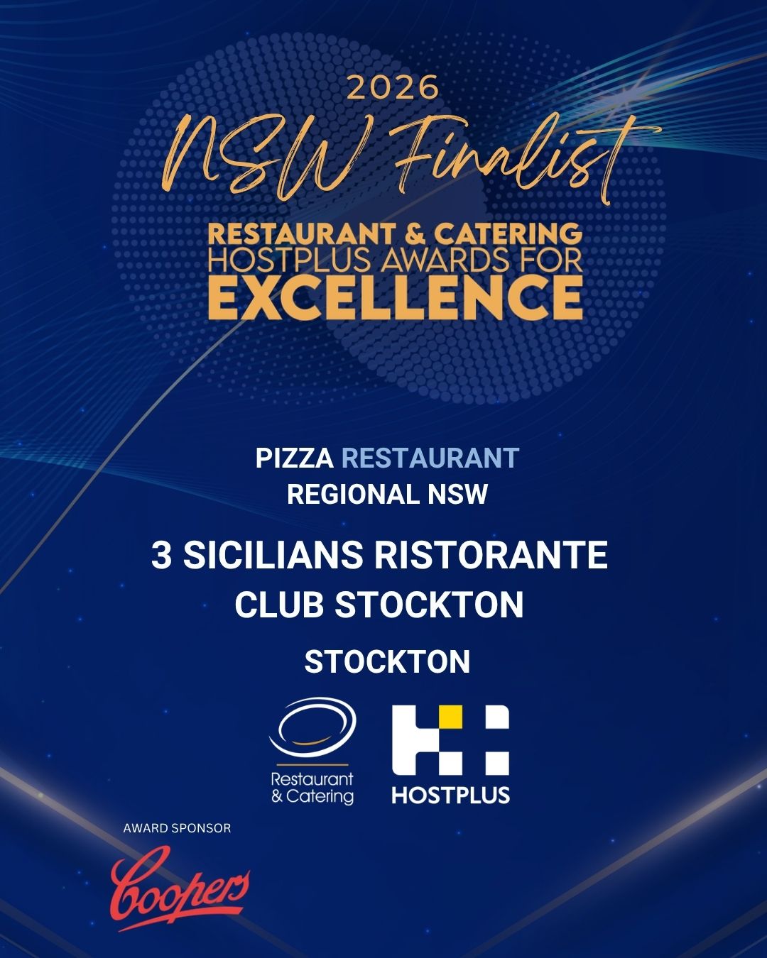 Finalist pizza Restaurant Regional NSW