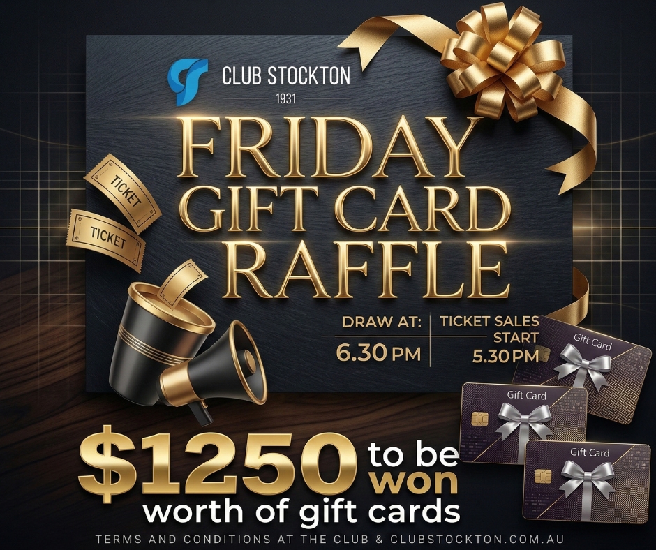 Friday GIFT CARD Raffle