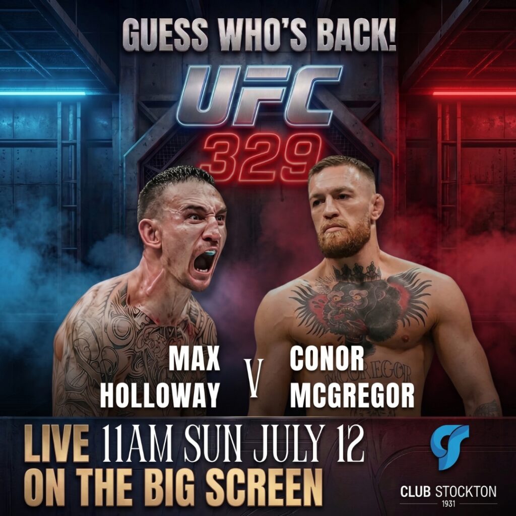 UFC 329 McGregor v Max Holloway