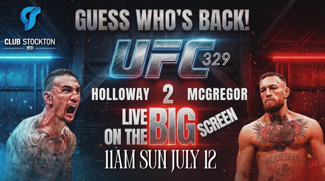 UFC 329 McGregor v Max Holloway