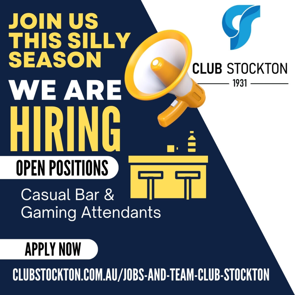 Job Apply this silly season club stockton