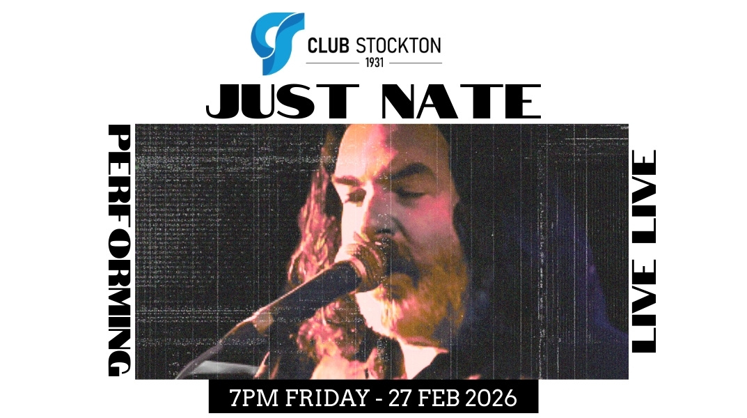 Just Nate live at Club Stockton