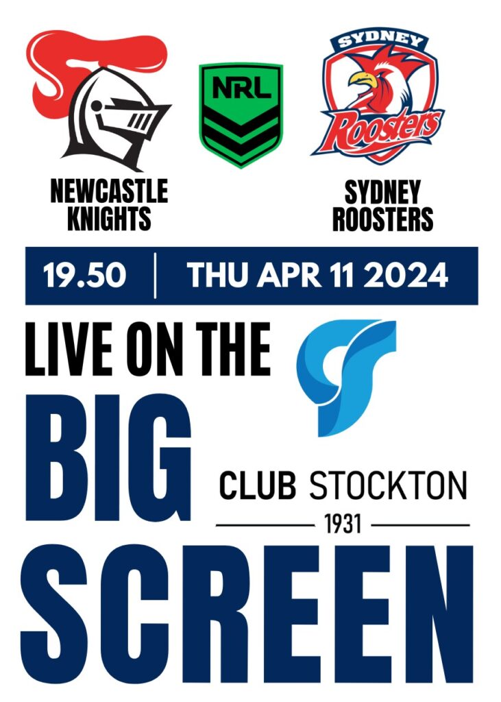 Knights vs Roosters NRL Round 6 Thursday April 11 7.50 pm