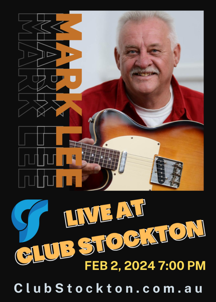 Mark Lee Live on Stage at Club Stockton!