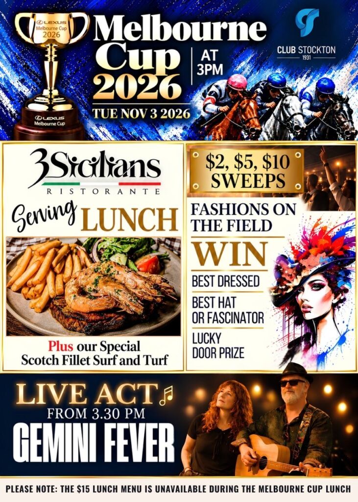 Melbourne Cup 2026 at Club Stockton