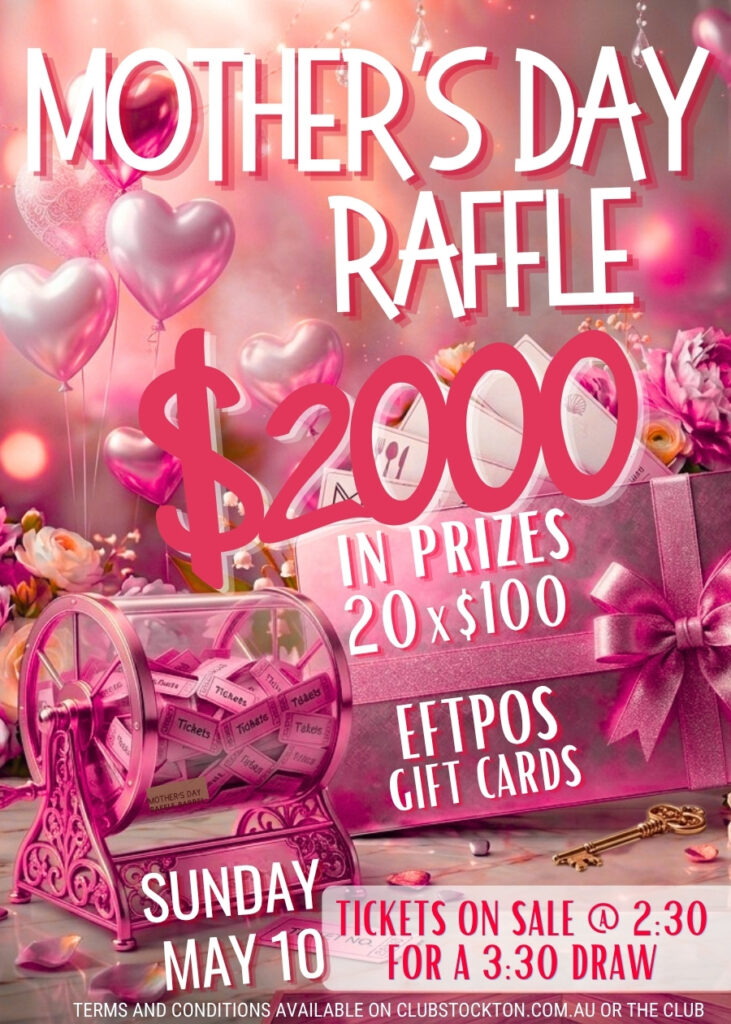 Mothers day 2026 EFTPOS GIFT CARDS Raffle
