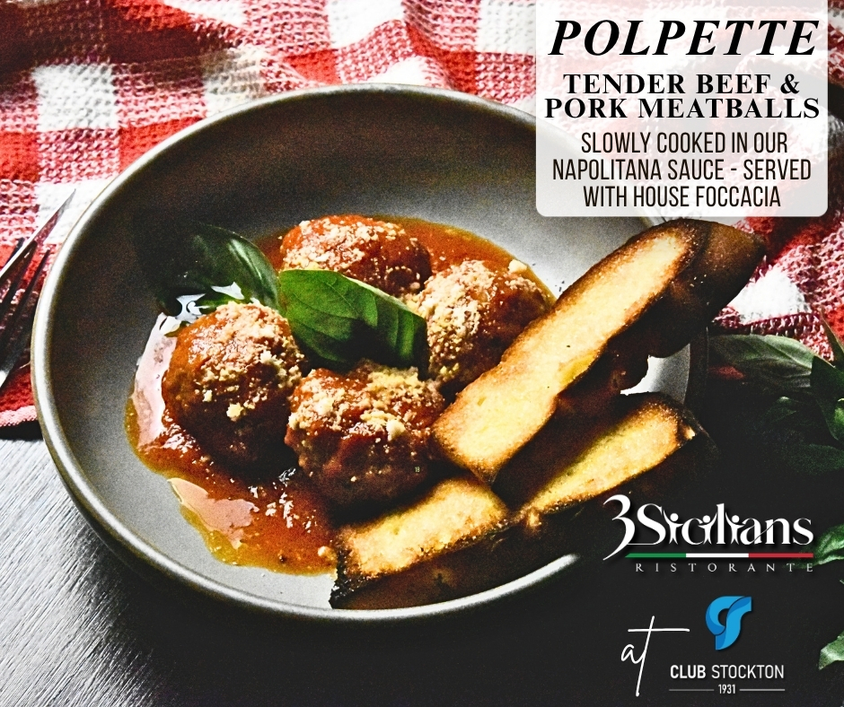 POLPETTE at 3Sicilians at Club Stockton v6 inhouse 3sicilians