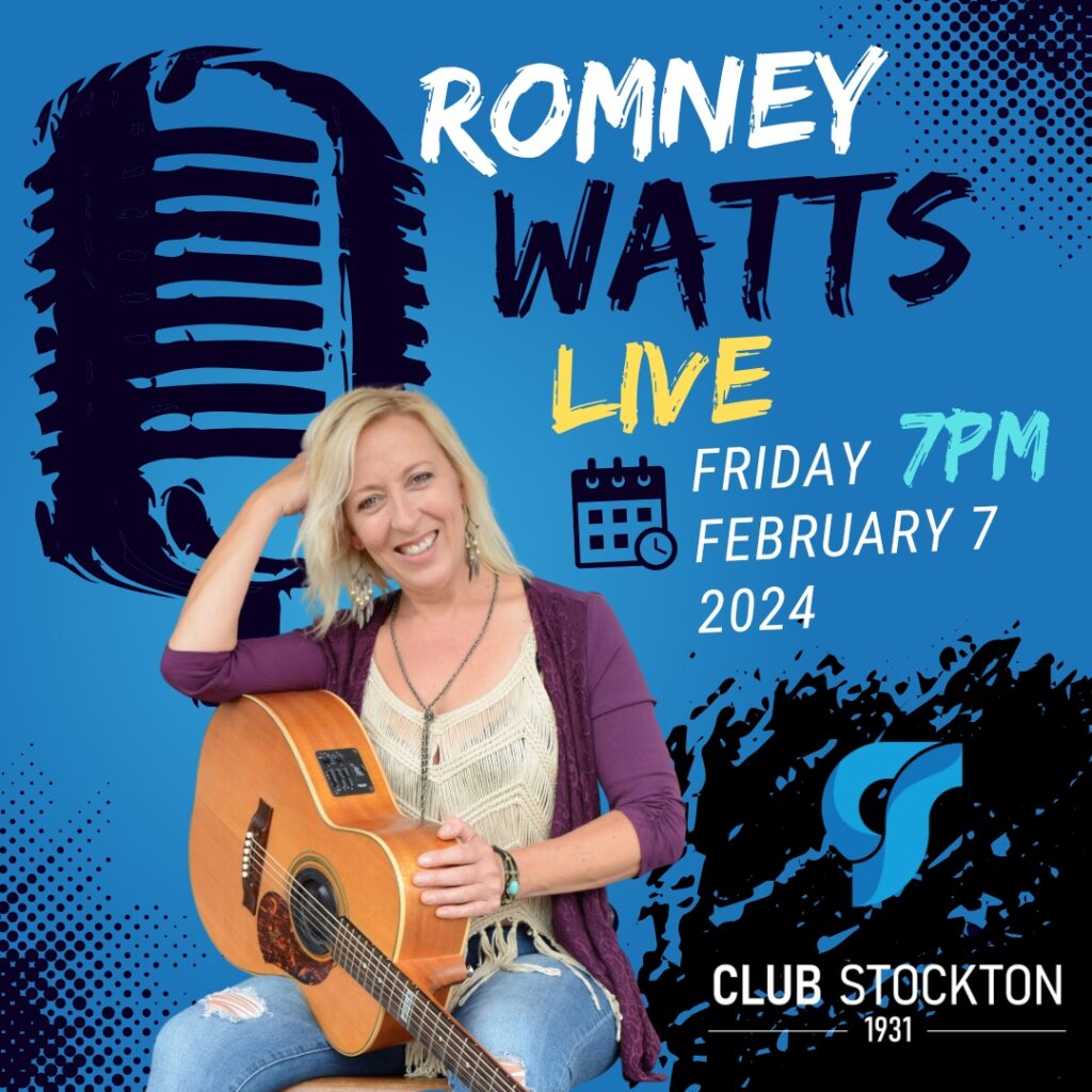 Romney Watts FRIDAY February 7 2024 Club Stockton