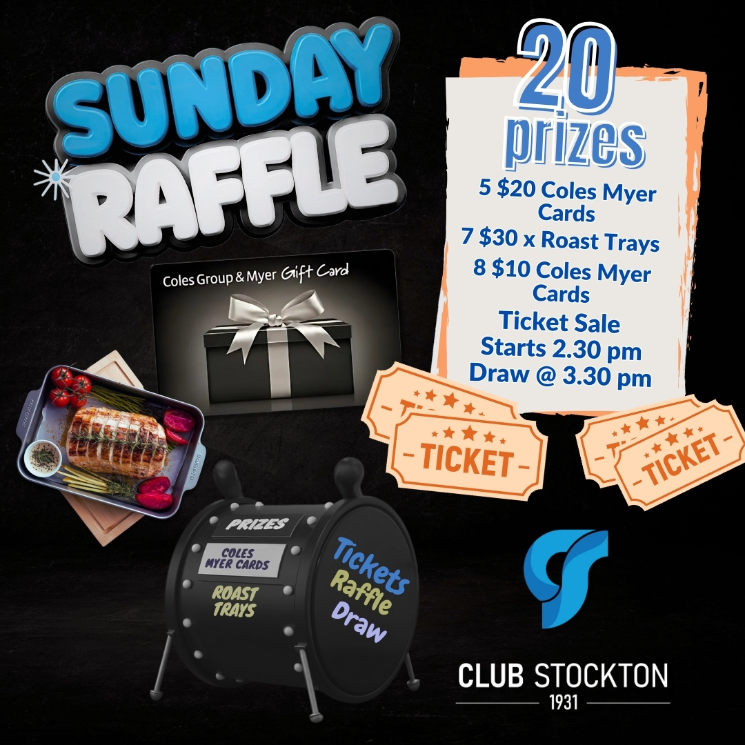 Stracker Raffle Club Stockton Sunday Raffle - Club Stockton