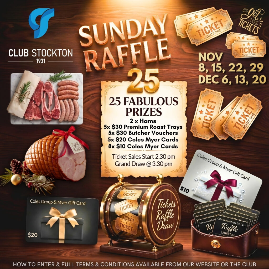 Sunday Raffle v NOV DEC 2026