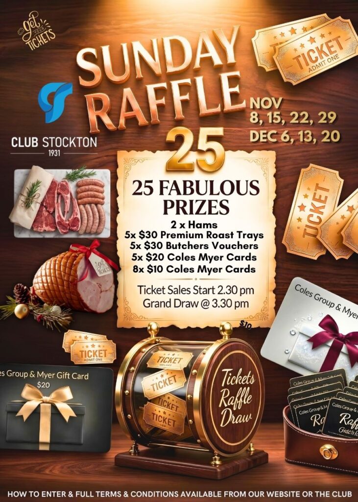 Sunday Raffle v NOV DEC 2026
