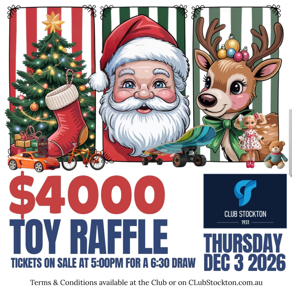 $4,000 Toy Raffle at Club Stockton