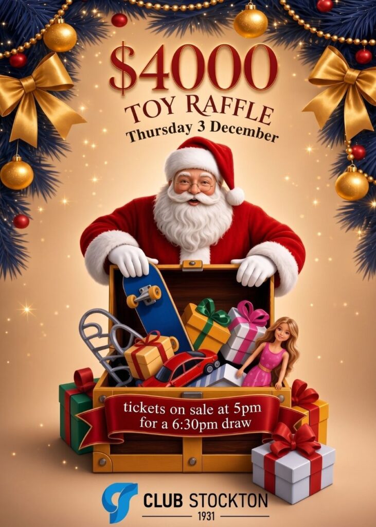 $4,000 Toy Raffle at Club Stockton