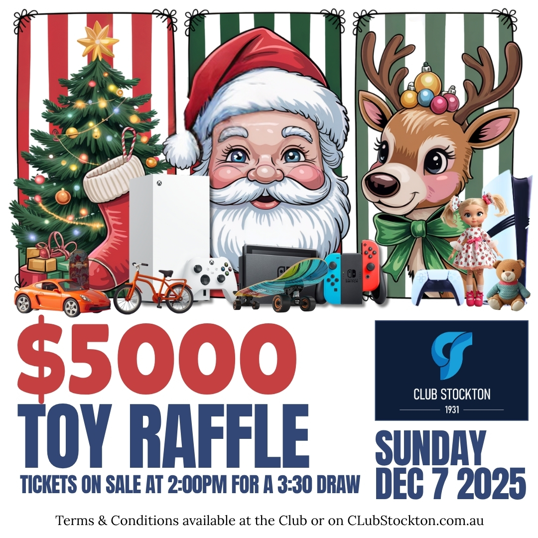 Club Stockton Toy Raffle