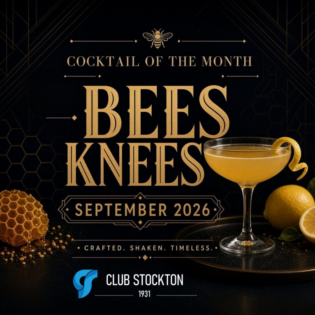Cocktail of the month September 2026 Club Stockton